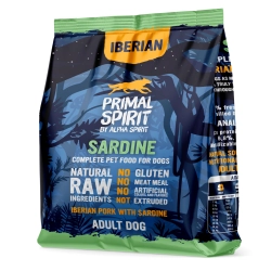 Karma sucho miękka dla psa Primal Spirit Iberian Sardine 70% Mięsa Bez Kurczaka 1 kg