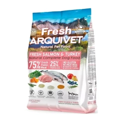 Karma Półmiękka ARQUIVET FRESH 75% Mięsa Łosoś Indyk 2,5 kg