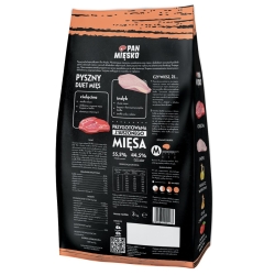 Karma Pan Mięsko cielęcina z indykiem 3 kg M