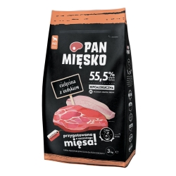 Karma Pan Mięsko cielęcina z indykiem 3 kg