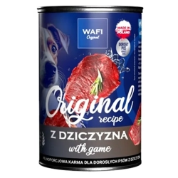 Mokra Karma WAFI 65% Mięsa z Dziczyzną 400g