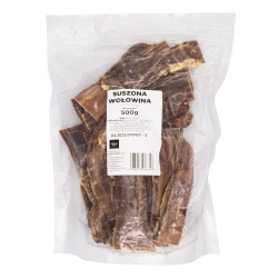 Naturalny Przysmak dla psa WAFI Suszona Wołowina 500gołowe 500g