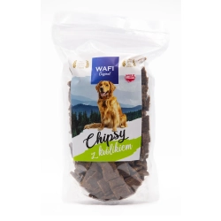 WAFI Chipsy z Królikiem 500g Przysmak dla psa