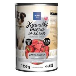 WAFI Kawałki Mięsa w Sosie Wołowina 1250g
