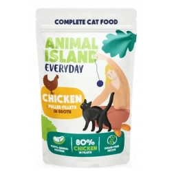 Mokra Karma dla kota Animal Island Filecik z Kurczaka w Rosole 12 x 85g