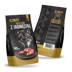 Sucha karma dla psa CIRO z Jagnięciną 41% Mięsa