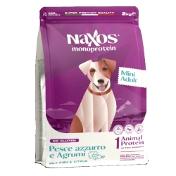 Karma dla psa NAXOS ADULT MINI dla małych ras Ryba Oceaniczna 2 kg