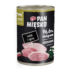 PAN MIĘSKO INDYK Z GĘSIĄ 400g
