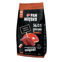 Karma dla kota Pan Mięsko Wołowina z Jeleniem 1,6 kg M
