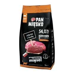 Karma dla kota Pan Mięsko Cielęcina z Kaczką 1,6 kg M