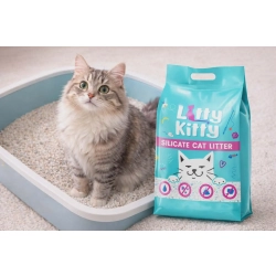 LITTY KITTY Silicate Cat Litter Żwirek silikatowy dla Kota 3,8L