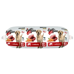 Baton Karma dla psa Nasz Pies z Wołowiną 80% Mięsa 1 kg