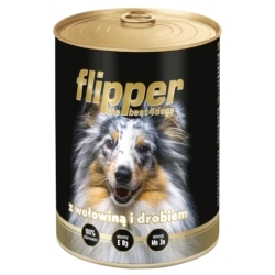 Karma Flipper z wołowiną i drobiem 400g Dolina Noteci