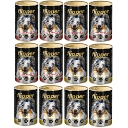 Karma Flipper MIX Smaków zestaw 12 x 1240g