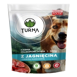 Mokra karma dla psa Turna z Jagnięciną 500g Saszetka