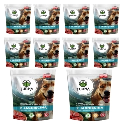 Mokra karma dla psa Turna z Jagnięciną 10 x 500g Saszetka