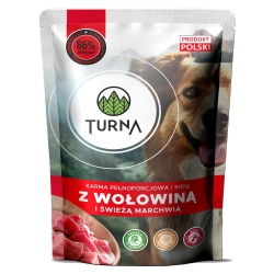 Mokra karma dla psa Turna z Wołowiną 500g Saszetka